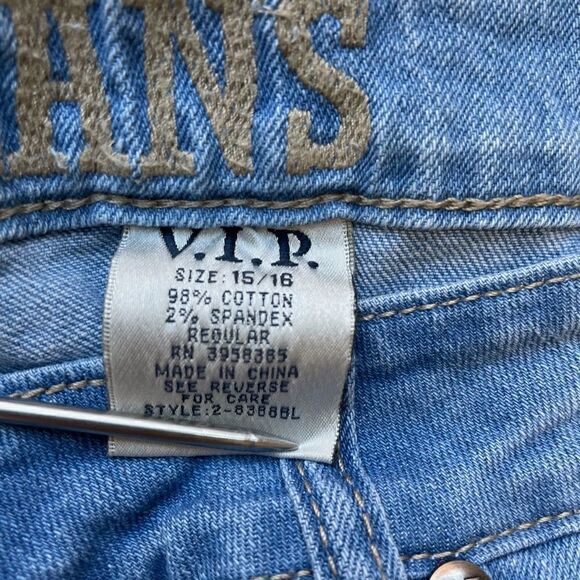 V.I.P Jeans Skinny Crop Denim Jeans - Women’s 15/16 - Picture 6 of 8